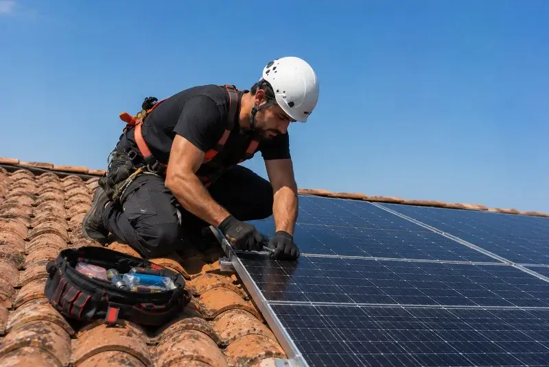 Maintenance et monitoring de panneaux solaires à Saint-Martin-de-Valgalgues